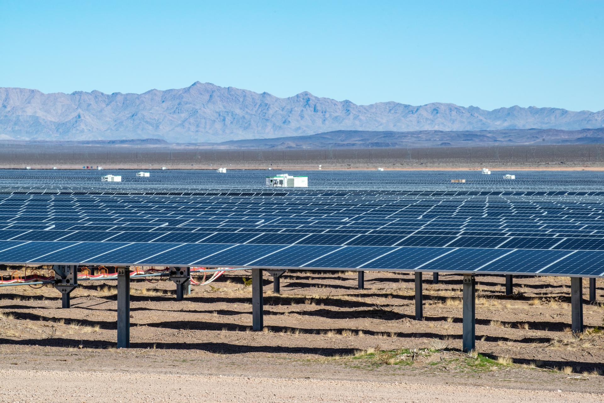 ground-mounted solar project