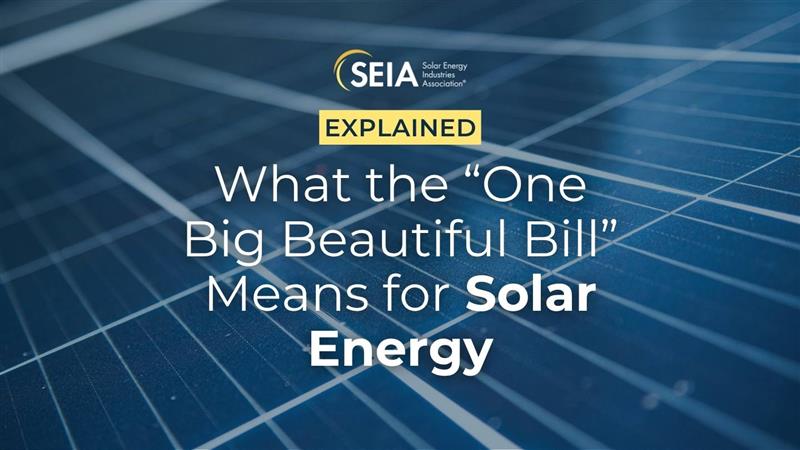EXPLAINED: The Clean Energy Provisions in the “One Big Beautiful Bill ...