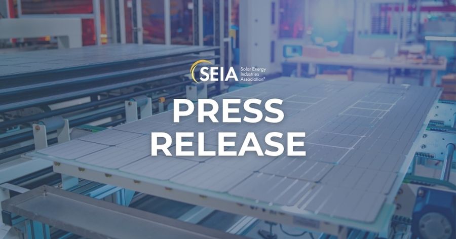U.S. Solar and Storage Industry Statement on New Sec. 232 Tariffs on Solar