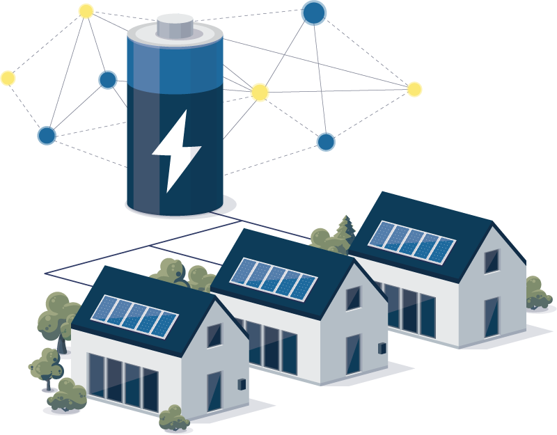 Virtual Power Plant illustration